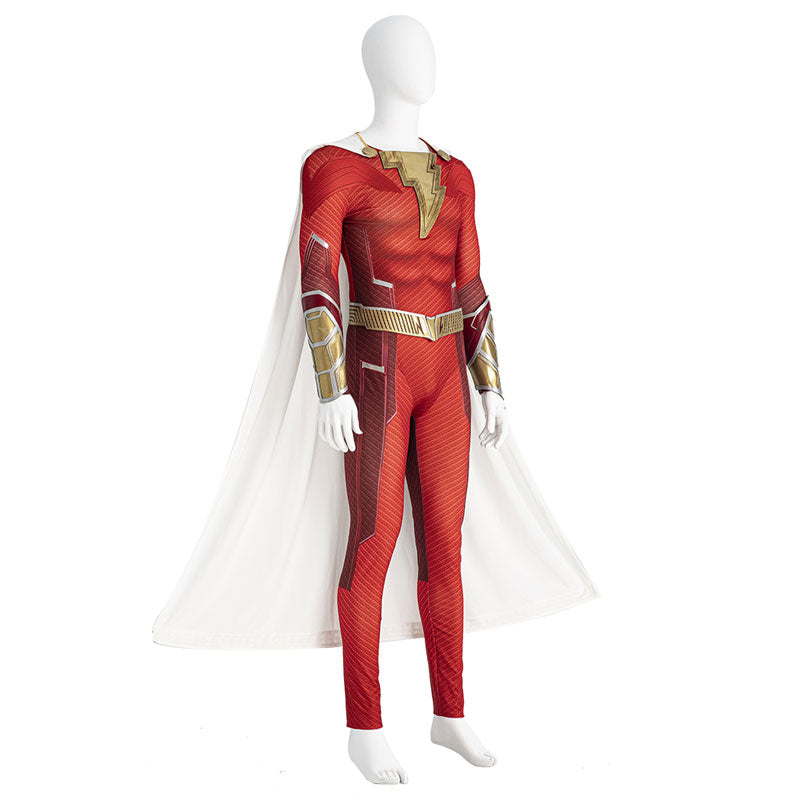 Marvel Shazam Fullsuit Halloween Cosplay Costumes