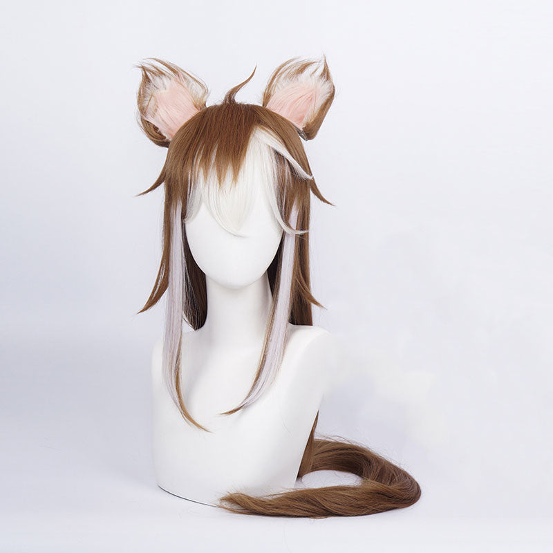 Genshin Impact Miss Hina Inugami Cosplay Wigs