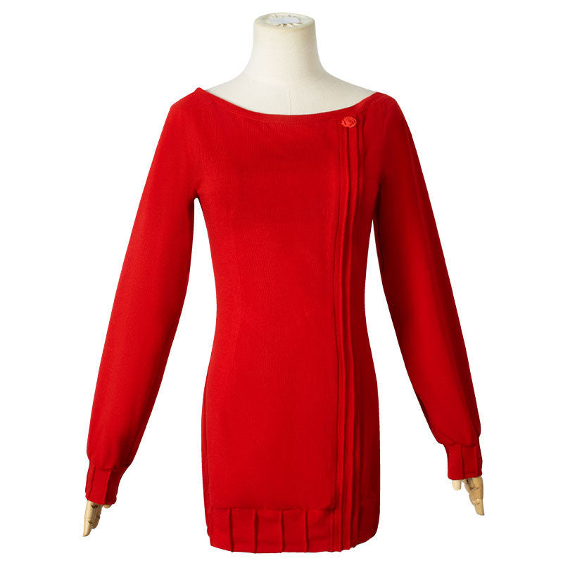 Anime SPY×FAMILY Yor Forger Red Sweater Cosplay Costumes 