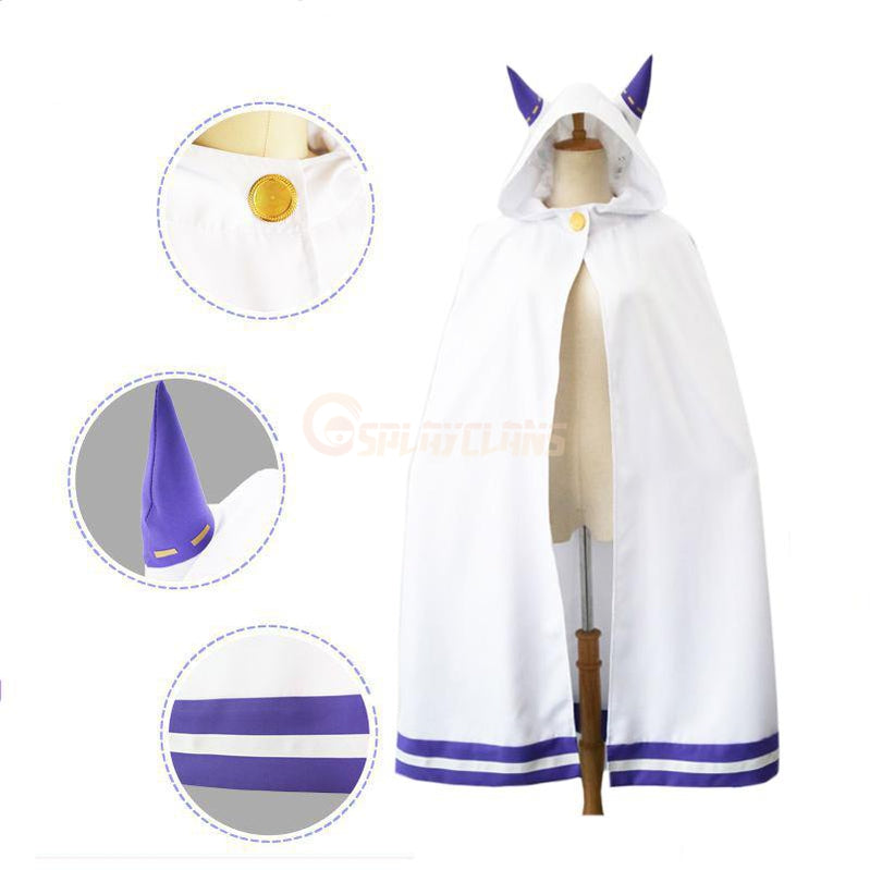 Anime Re:Zero Starting Life in Another World Emilia Cloak Cosplay Costume - Cosplay Clans