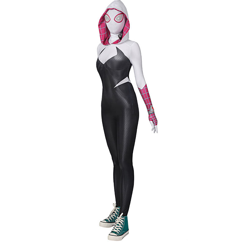 Spider-Man: Across The Spider-Verse Gwen Stacy Jumpsuit Cosplay CostumesSpider-Man: Across The Spider-Verse Gwen Stacy Cosplay