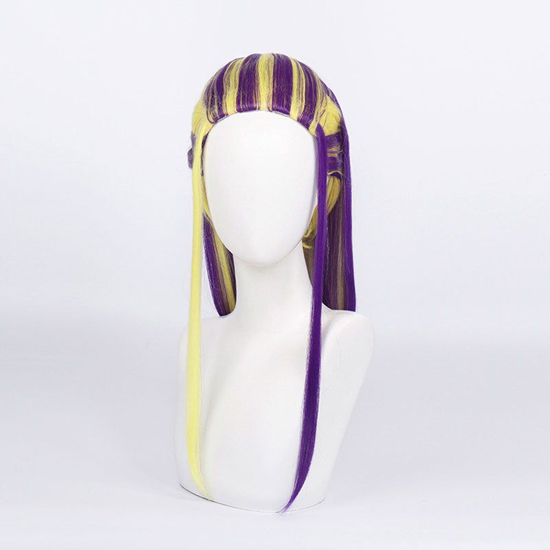 Anime Tokyo Revengers Wakasa Imaushi Long Yellow Purple Cosplay Wigs - Cosplay Clans