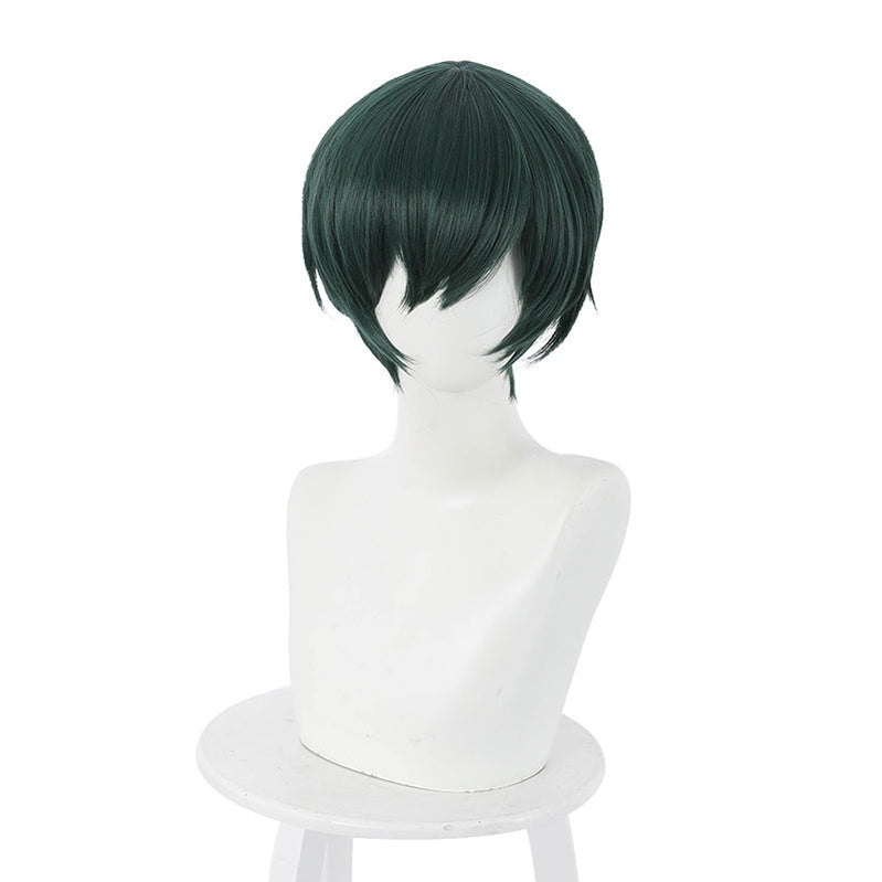 Anime Jujutsu Kaisen Mai Zenin Short Dark Green Cosplay Wigs - Cosplay Clans