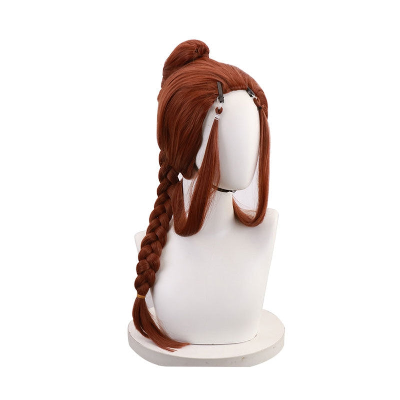 Anime Avatar: The Last Airbender Katara Brown 80cm Cosplay Wig - Cosplay Clans
