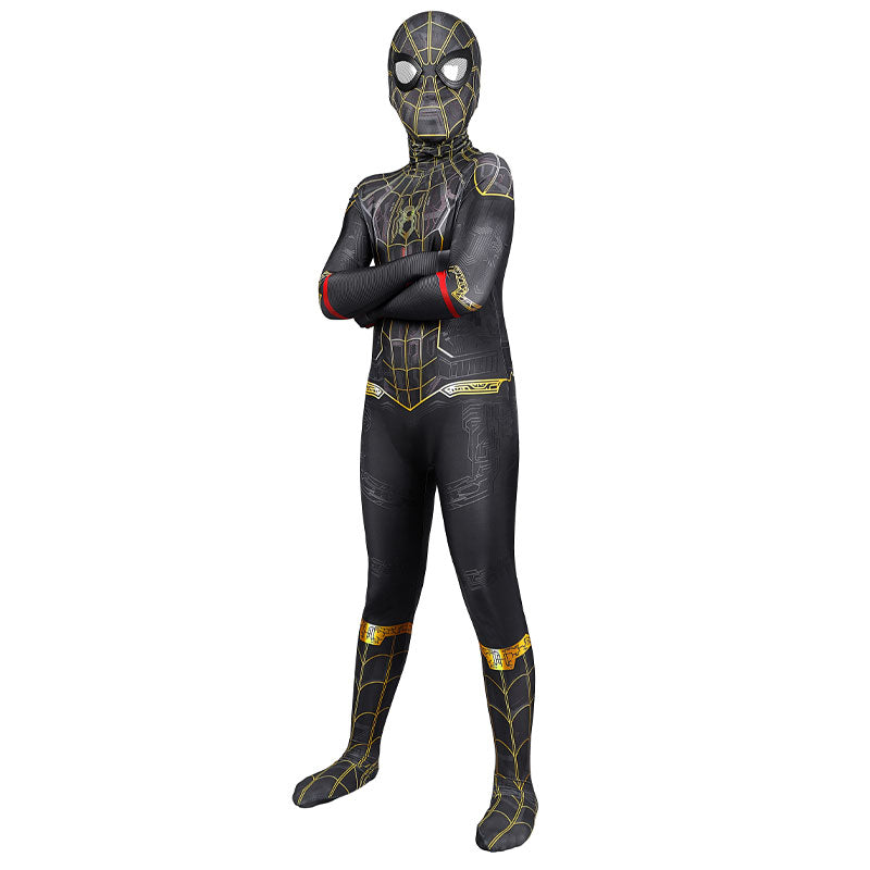 Spider-Man 3 No Way Home Peter Parker Kids Jumpsuit Cosplay Costumes