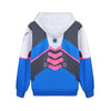 Game OW Overwatch D.Va Hana Song Fleece Lined Hoodie Jacket Cosplay Costumes - Cosplay Clans