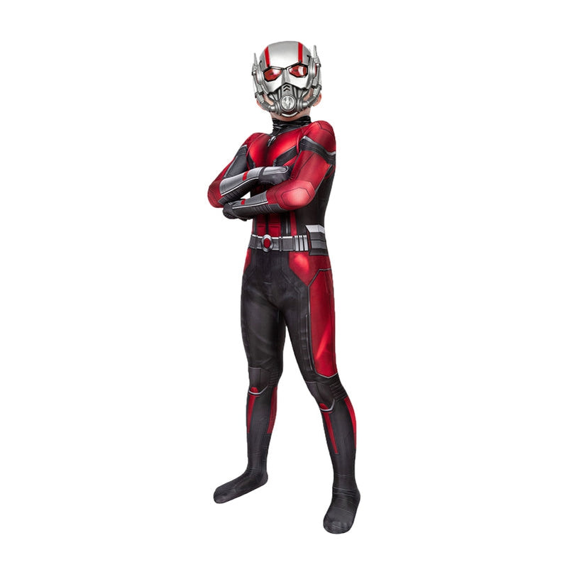 Movie Ant Man and the Wasp Ant-Man Children Jumpsuit Cosplay Costume - Cosplay Clans