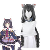 Princess Connect! Re:Dive Kiruya Momochiru Long Black Cosplay Wigs - Cosplay Clans