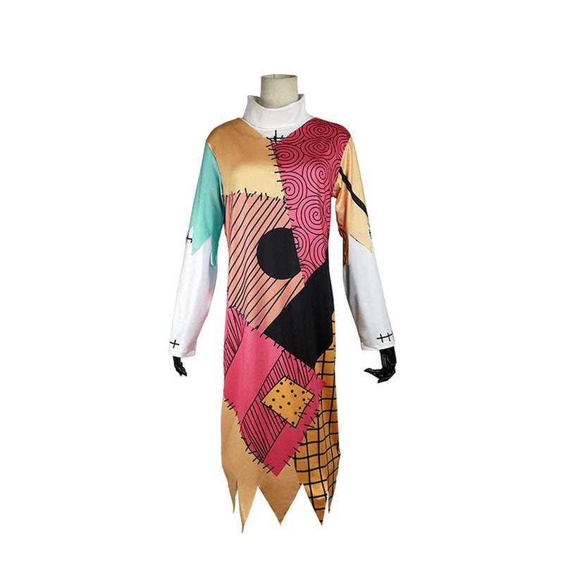 Movie The Nightmare Before Christmas Sally Cosplay Costume Movie The Nightmare Before Christmas Sally Cosplay Costume