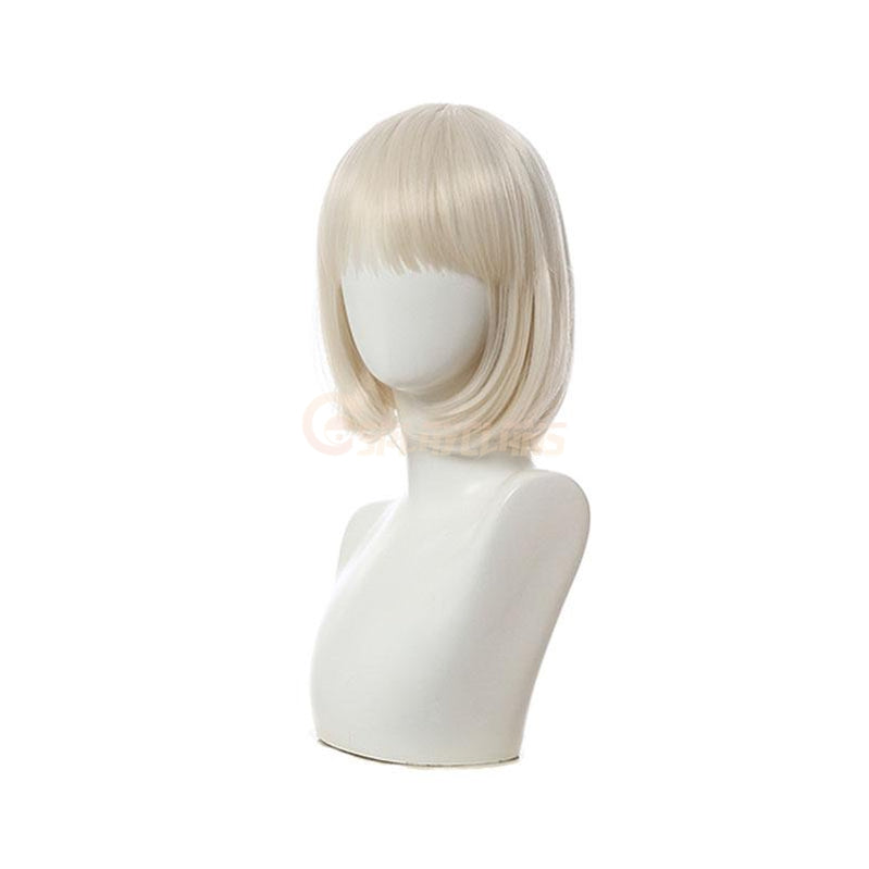 Anime Beastars Haru Short Long Silver Cosplay Wigs - Cosplay Clans