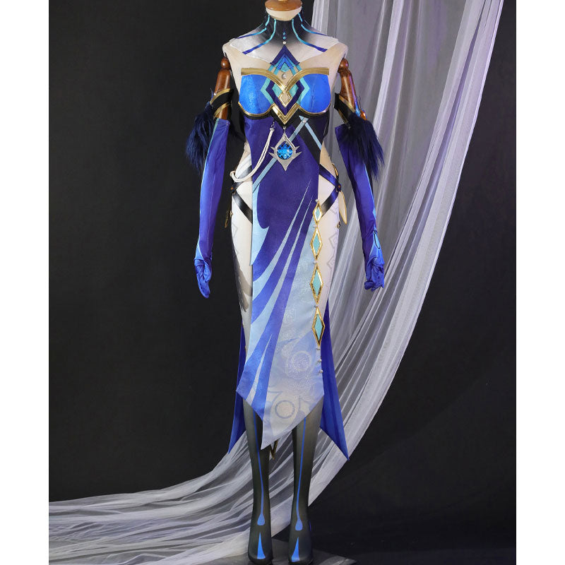 Game Genshin Impact Mirror Maiden Cosplay Costumes