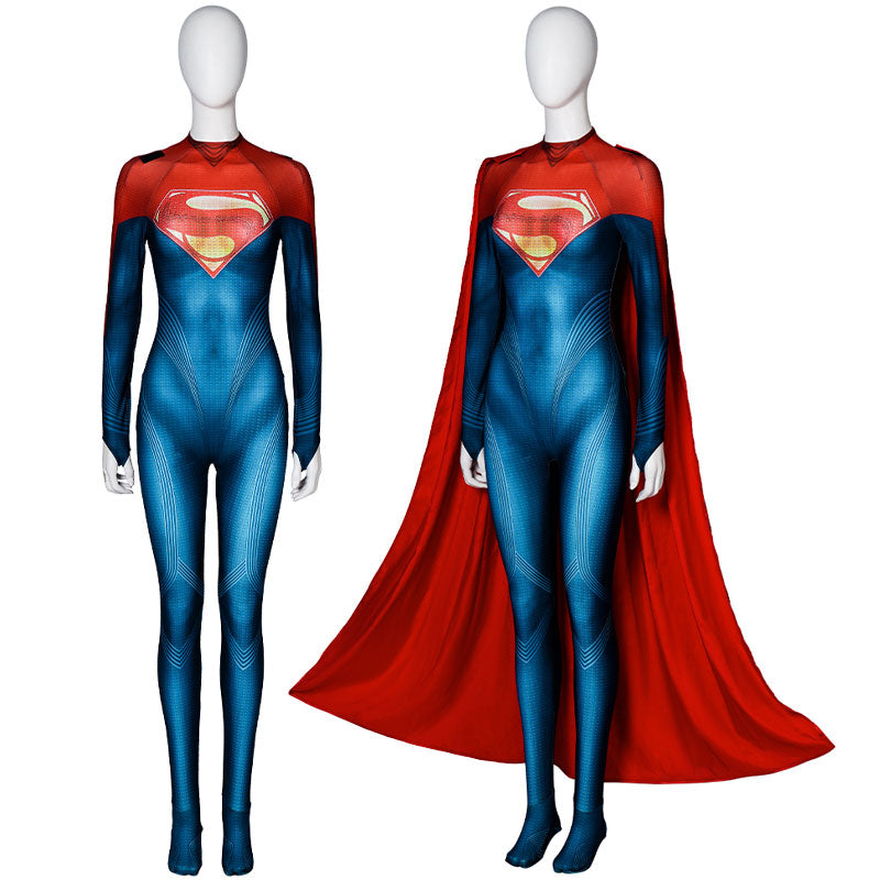 The Flash Movie Supergirl Jumpsuit Cosplay Costumes