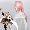 FGO Fate Grand Order Apocrypha Rider of Black Astolfo Pink Long Braid Cosplay Wig - Cosplay Clans