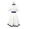 Anime Takt Op. Destiny Musicart Destiny White Dress Cosplay Costumes