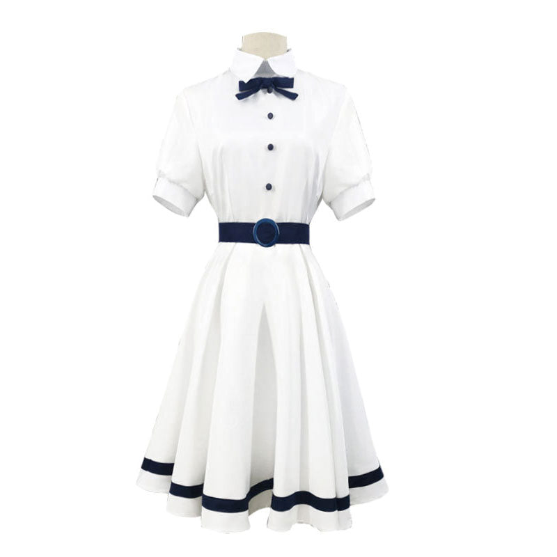 Anime Takt Op. Destiny Musicart Destiny White Dress Cosplay Costumes