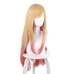 Anime My Dress-Up Darling Kitagawa Marin Yellow Gradient Pink Cosplay Wigs