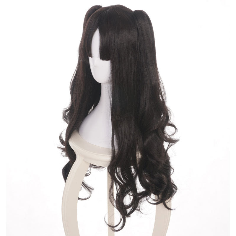 FGO Fate Grand Order Babylonia Ishtar 80cm Long Straight Double Ponytail Black Cosplay Wig - Cosplay Clans
