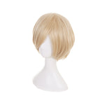 Anime Yuri on Ice Yuri Plisetsky Short Blond Cosplay Wigs - Cosplay Clans