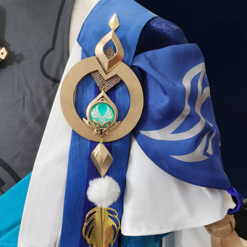 Game Genshin Impact Wanderer Halloween Cosplay Costume