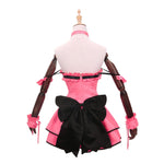 Anime Date A Live Kurumi Tokisaki Pink Cat Maid Dress Cosplay Costume - Cosplay Clans