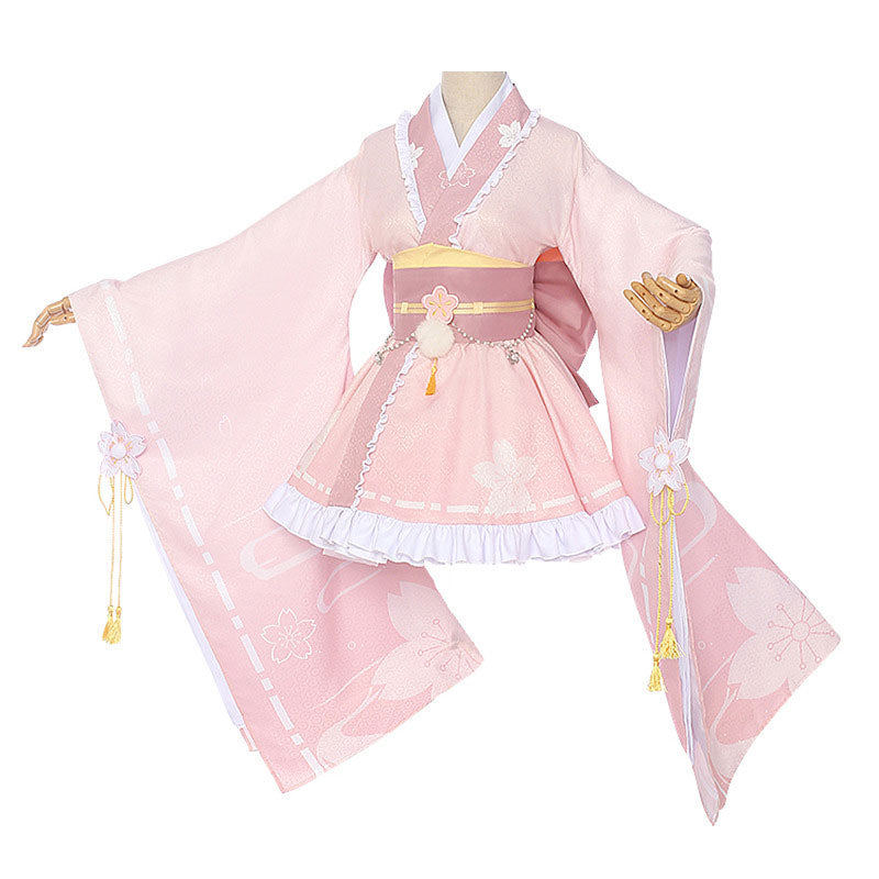 Anime My Hero Academia Ochaco Uraraka Kimono Cosplay Costume