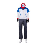 Anime Pokémon Ash Ketchum Jacket Outfit Cosplay Costume with Free Hat - Cosplay Clans