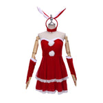 2022 New Fashion Graceful Red Women’s Christmas Bunny Girl Cosplay Costum