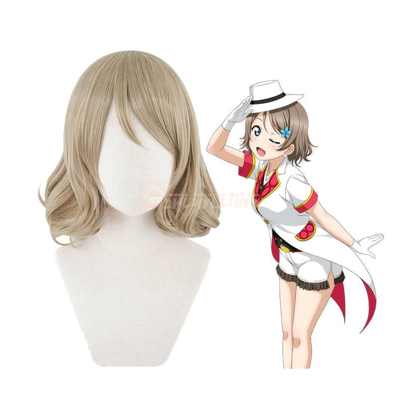 Anime LoveLive!Sunshine!! Watanabe You Short Linen Cosplay Wigs - Cosplay Clans