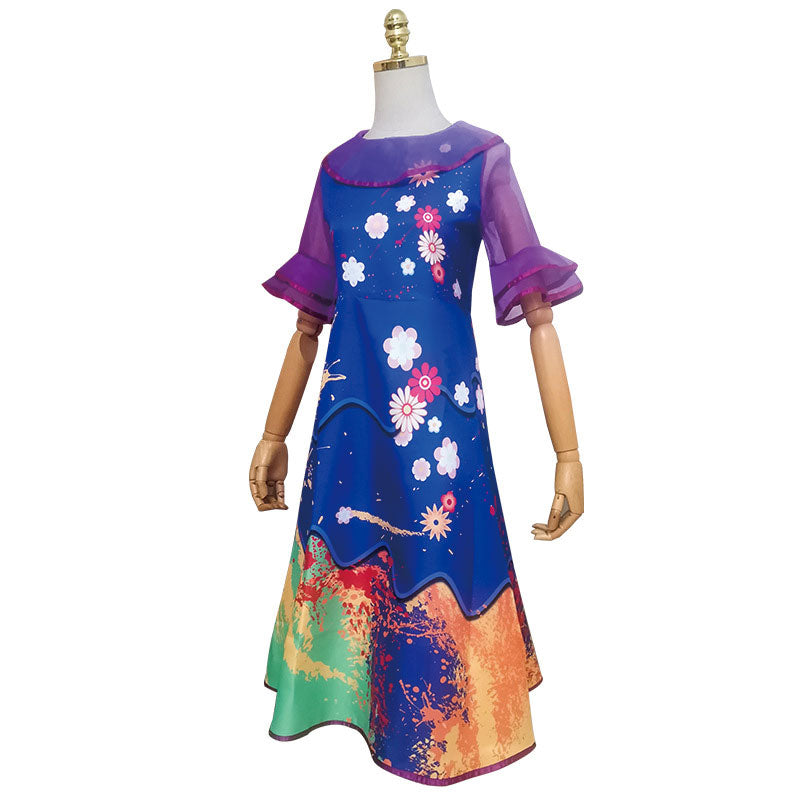 Encanto Isabela Madrigal Kids Dress Cosplay Costumes Encanto Isabela Madrigal Kids Dress Cosplay Costumes