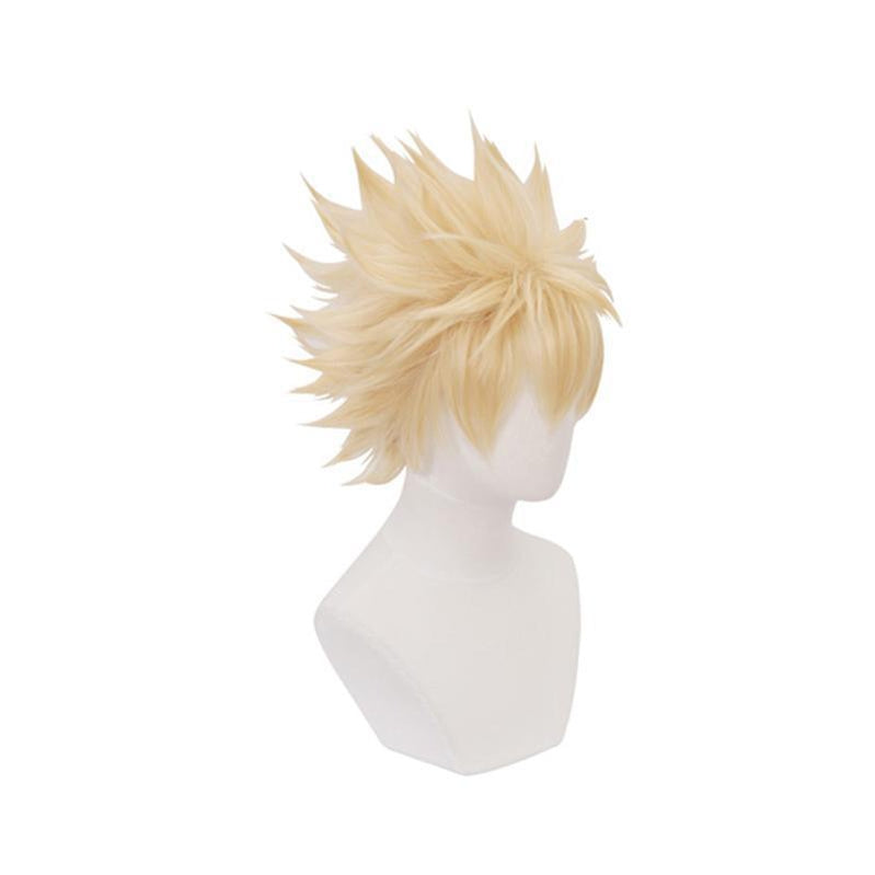 Anime My Hero Academia Katsuki Bakugo Short Blond Cosplay Wigs - Cosplay Clans