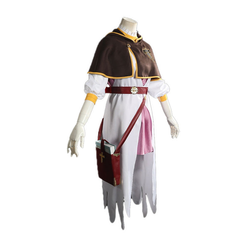 Anime Black Clover Noelle Silva Outfits Cosplay Costume with Free Magic Book Prop - Cosplay Clans