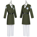 Anime Attack on Titan Season 4 Mikasa Ackerman Armin Survey Corps Cosplay Costume