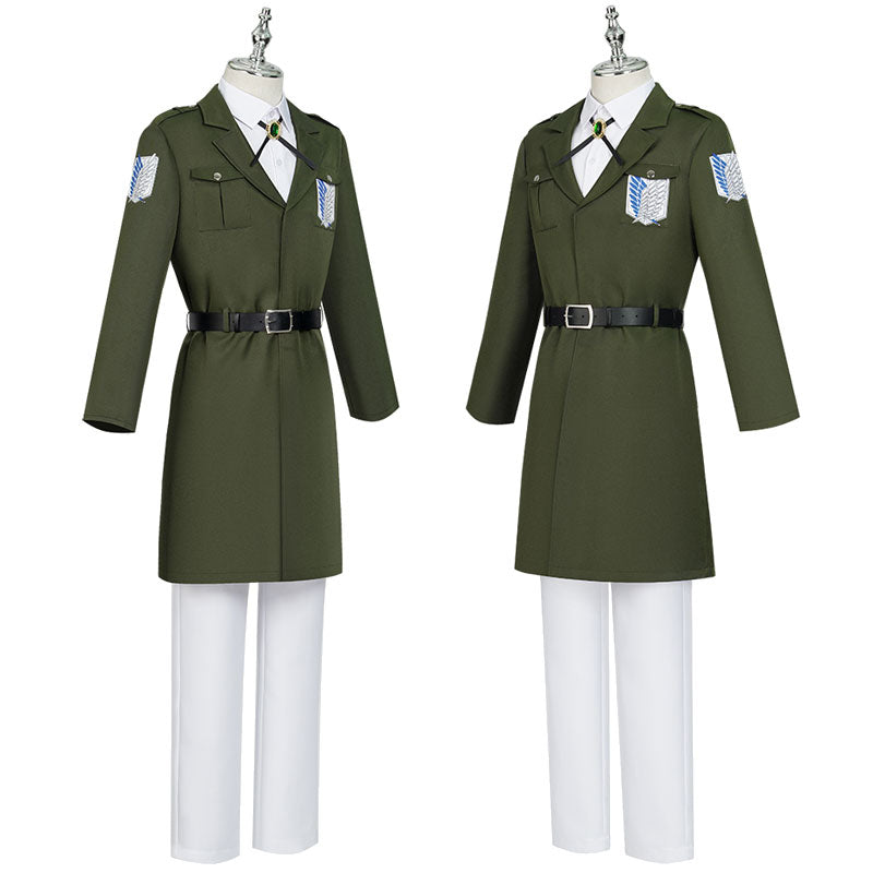 Anime Attack on Titan Season 4 Mikasa Ackerman Armin Survey Corps Cosplay Costume