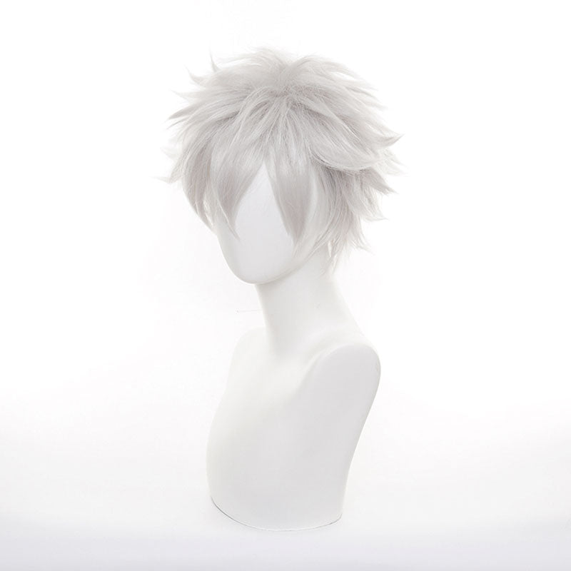 Anime Gintama Sakata Gintoki Silver Grey Cosplay Wigs