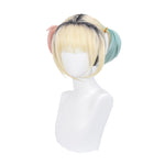 Movie Birds of Prey Harley Quinn Short Mixed blonde Cosplay Wigs - Cosplay Clans