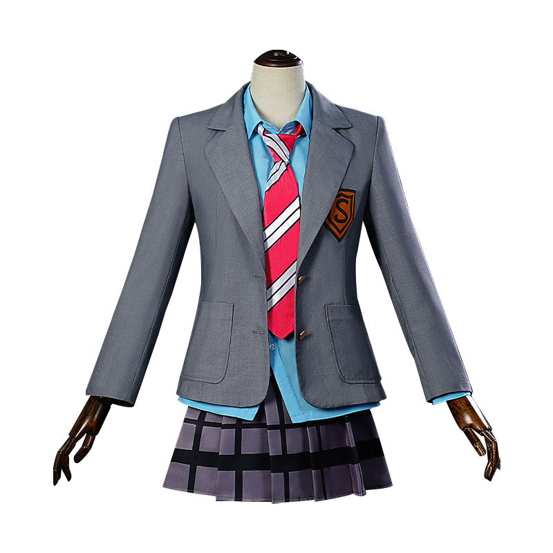 Anime Your Lie in April Kaori Miyazono Cosplay Costumes