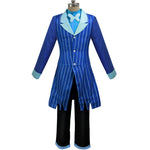 Hazbin Hotel Alastor Blue Uniform Cosplay Costumes