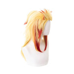 Anime Demon Slayer Kimetsu no Yaiba Rengoku Kyoujurou Cosplay Wigs Yellow Mixed Red Ponytail Wigs - Cosplay Clans