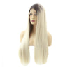 Multi-size Lace Front Wigs Long Straight Black Fade Blonde Cosplay Wigs - Cosplay Clans