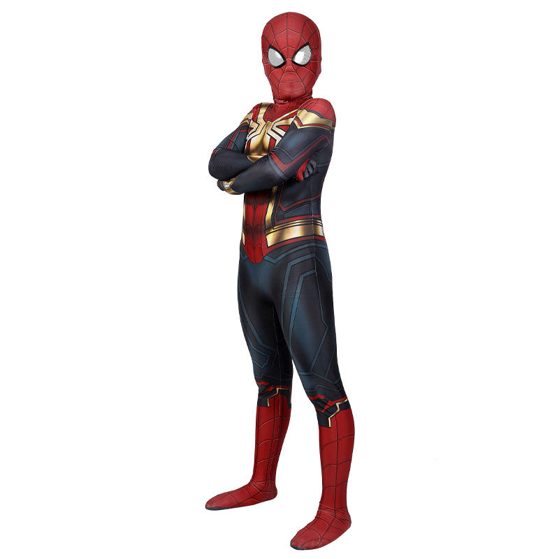 Spider-Man 3 No Way Home Peter Parker Integrated Suit Kids Cosplay Costumes