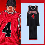 Anime Slam Dunk Kaede Rukawa Basketball Uniform Cosplay Costumes