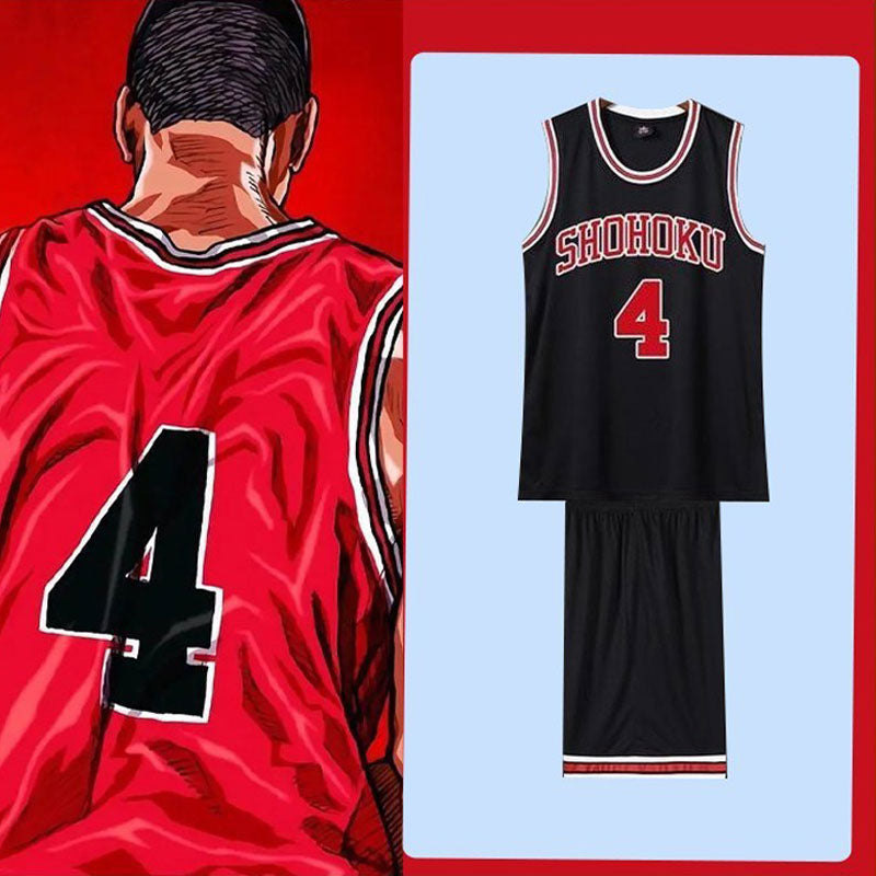 Slam Dunk Sakuragi No10 Basketball Costume SHOHOKU Jersey vest