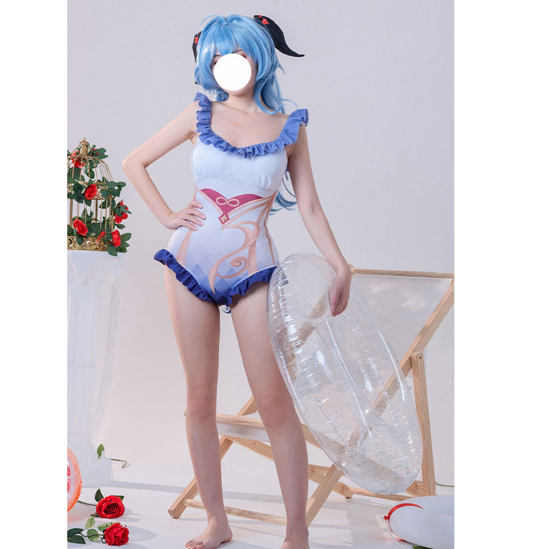 Game Genshin Impact Ganyu Swimsuit Cosplay Costumes