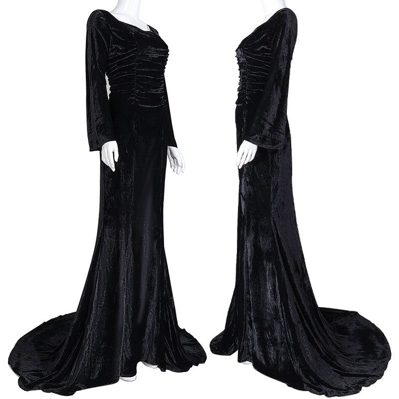 The Addams Family Morticia Addams Cosplay Costumes - Cosplay Clan