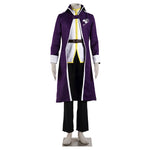 Anime Fairy Tail Natsu Team Gray Fullbuster Purple Cosplay Costume - Cosplay Clans