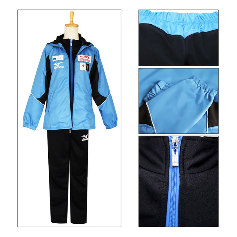 Anime Yuri on Ice Yuuri Katsuki Jacket Suit Cosplay Costume - Cosplay Clans