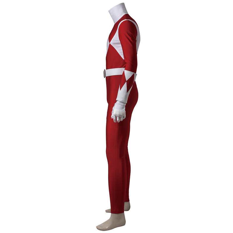 Mighty Morphin Power Rangers Jason Lee Scott Red Ranger Cosplay Costumes