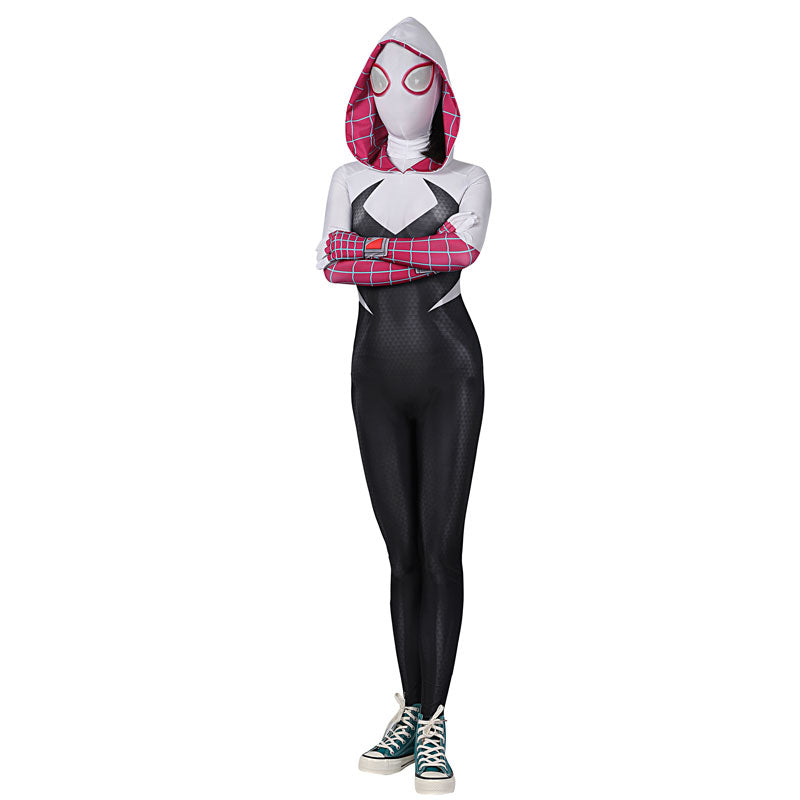 Spider-Man: Across The Spider-Verse Gwen Stacy Jumpsuit Cosplay CostumesSpider-Man: Across The Spider-Verse Gwen Stacy Cosplay