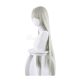 Anime Kakegurui Ririka Momobami 80cm Long Grey Straight Cosplay Wigs - Cosplay Clans