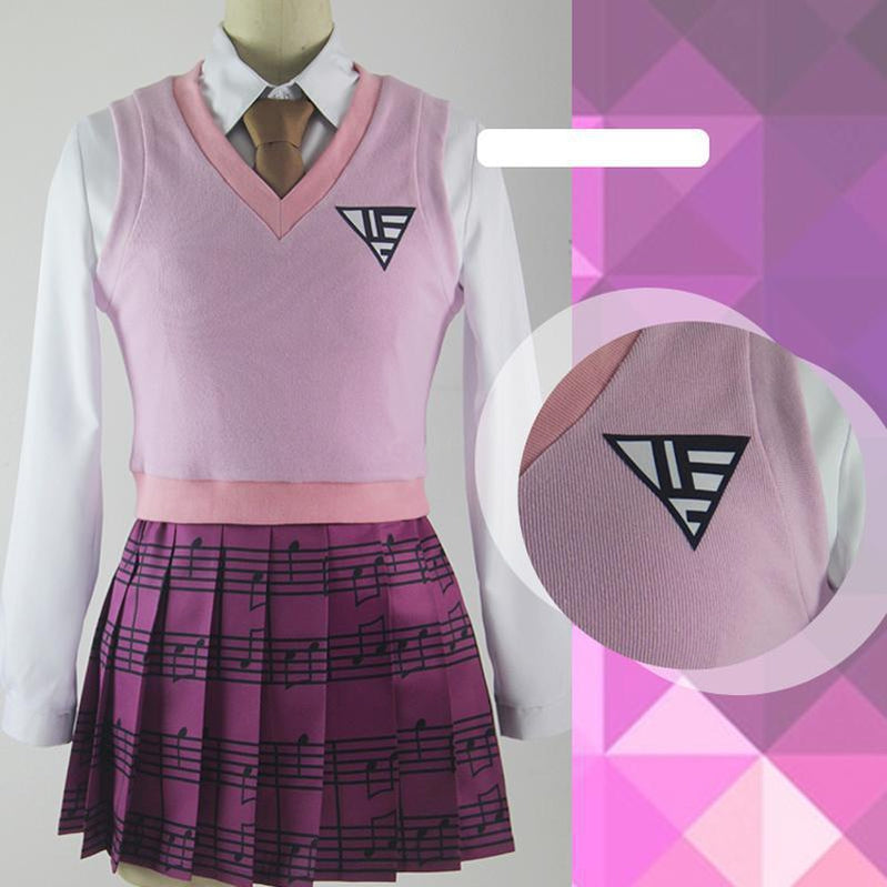 Danganronpa V3: Killing Harmony Kaede Akamatsu Uniform Cosplay Costumes - Cosplay Clans